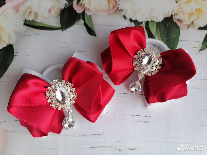 Банты для волос ручной работы