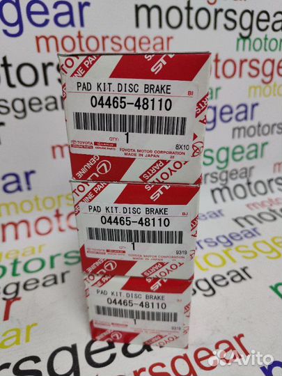 Тормозные колодки передние Lexus Rx 3 RX 2003