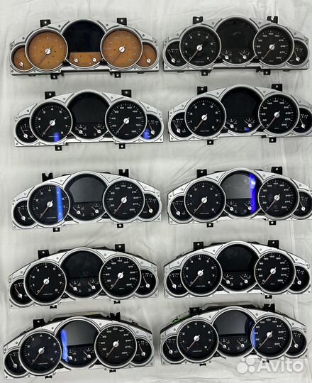 Цветная панель приборов cayenne 957 GTS diesel 3.0