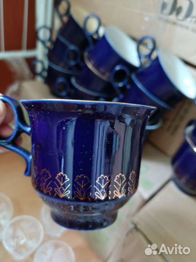 Кофейник+ 12 шт. Чашечки кофейные