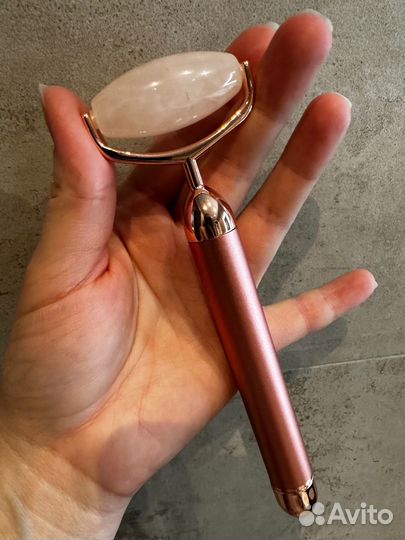 Роликовый электро массажер для лица