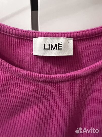 Лонгслив lime L