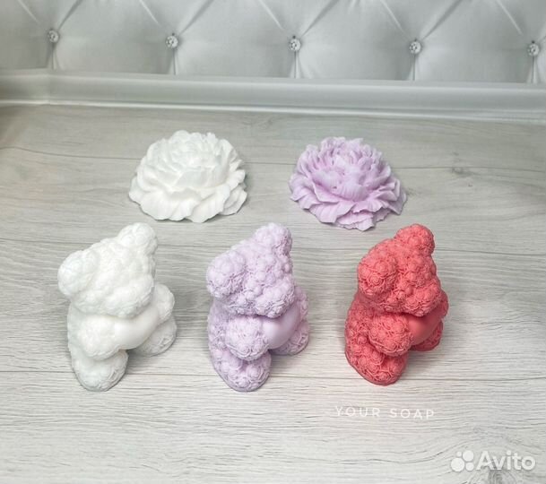 Мыло ручной работы Подарочные наборы Мишки из мыла