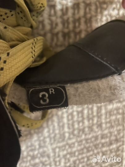 Хоккейные коньки bauer размер 3