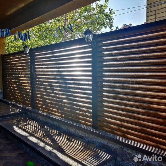 Забор жалюзи