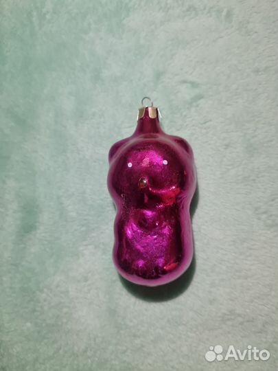 Елочная игрушка медведь
