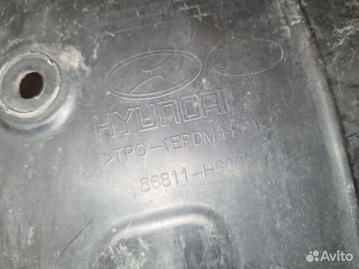 Подкрылок (локер) передний левый Hyundai Solaris 2