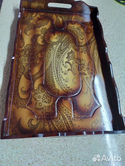 Поднос старинный