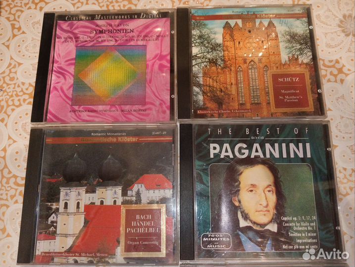 Диски с классической музыкой из Европы