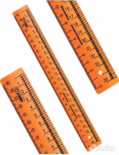 Линейка закройщика 25см стамм 