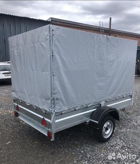 Прицеп легковой большой с тентом