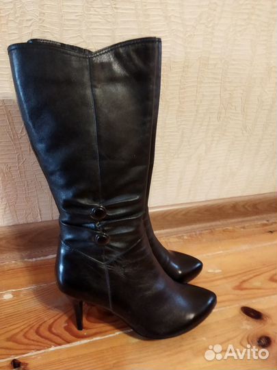 Сапоги женские натуральная кожа размер 40