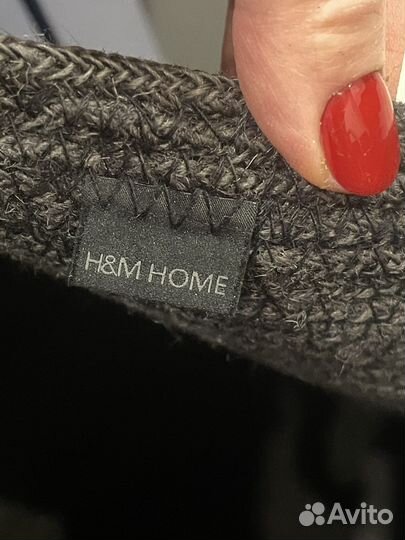 Корзины hm home джутовая для белья