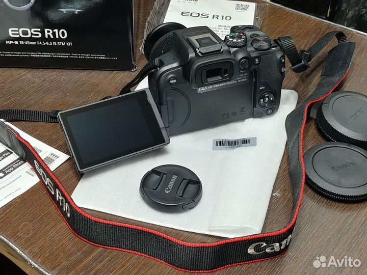 Canon eos r10 новый с обьективом rf-s 18-45 is stm
