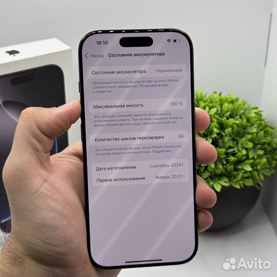 iPhone 16 Pro, 256 ГБ