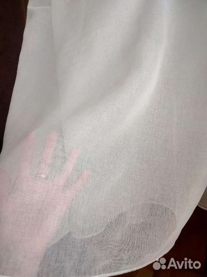 Тюль с утяжелителем