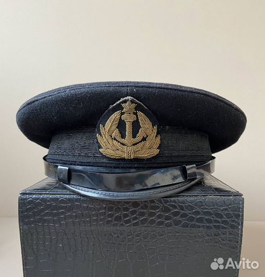 СССР Фуражка Морской флот Высший командный состав