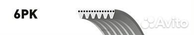 Ремень поликлиновый 6PK2380 Gates