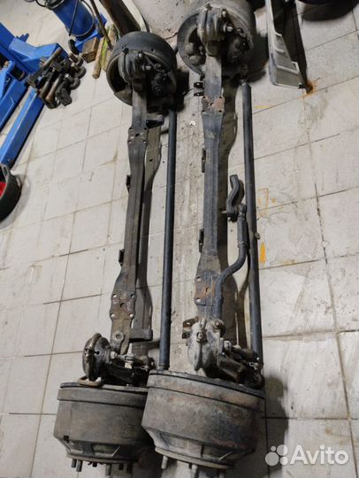 Мост передний в сборе паз