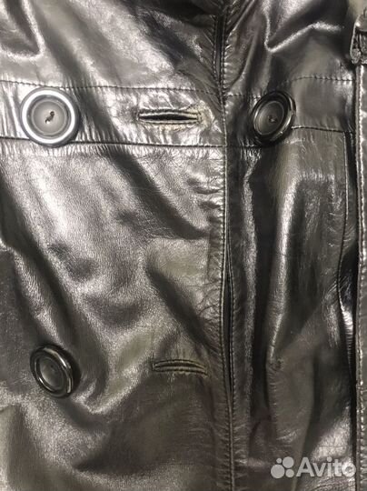 Кожаный плащ