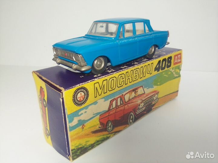 Москвич 408 1974г. первый капот плоская корма 1:43