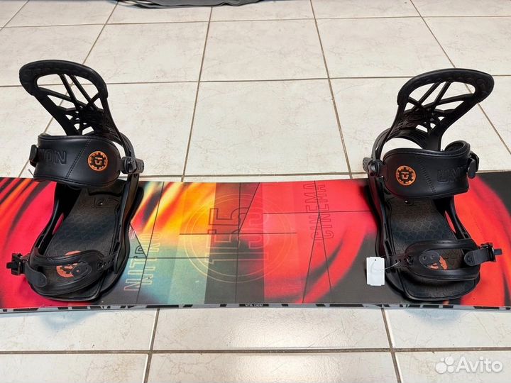 Мужской сноуборд комплект Nitro - 155 + Union - M
