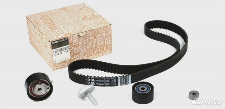 Комплект ремня грм К4М K4J 2рол болт renault