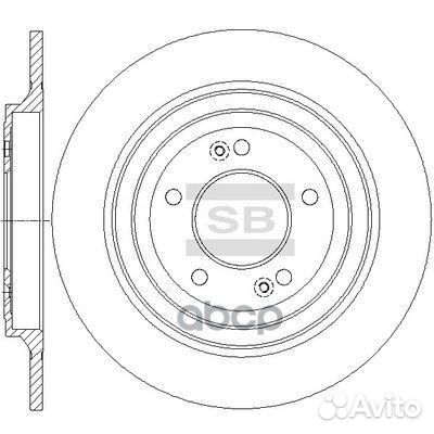 Диск тормозной задний D302 58411D7700 58411D3700