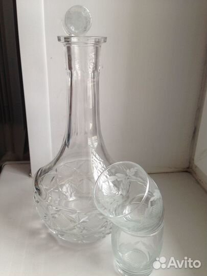 Графин штоф и две стопки