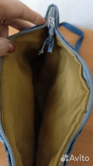 Сумка женская через плечо джинсовая