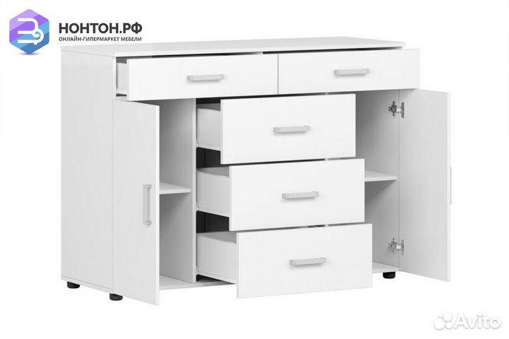 Комод Вега К-03 белый