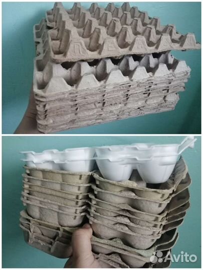 Контейнеры для яиц, пластиковые стаканы, ёмкости