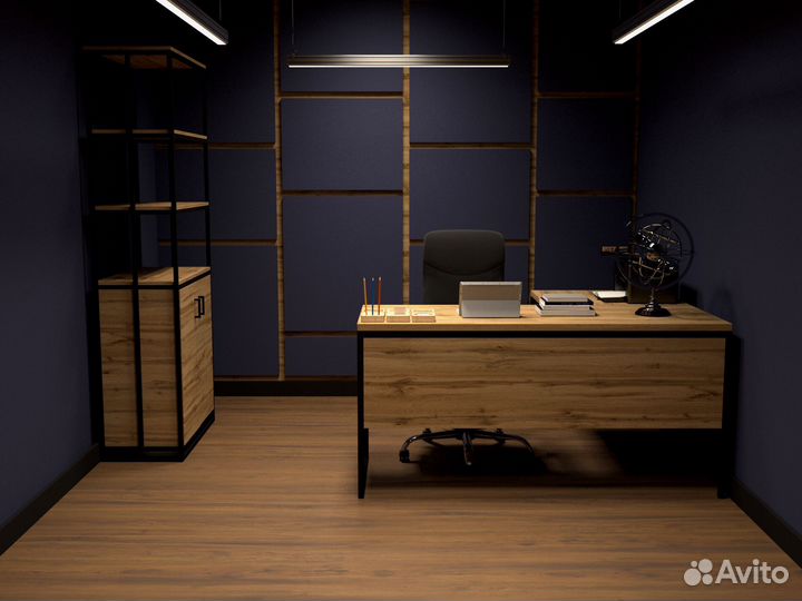 Угловой офисный стол