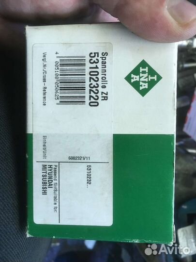 Ролик натяжной ремня грм INA 531023220