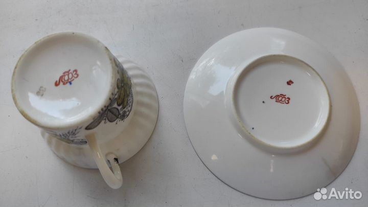 Чашка от кофейной пары лфз «Русское кружево»