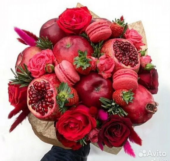 Съедобные букеты из клубники,овощей,шоколада