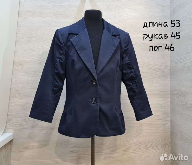 Пиджак синий 158р-р на девочку