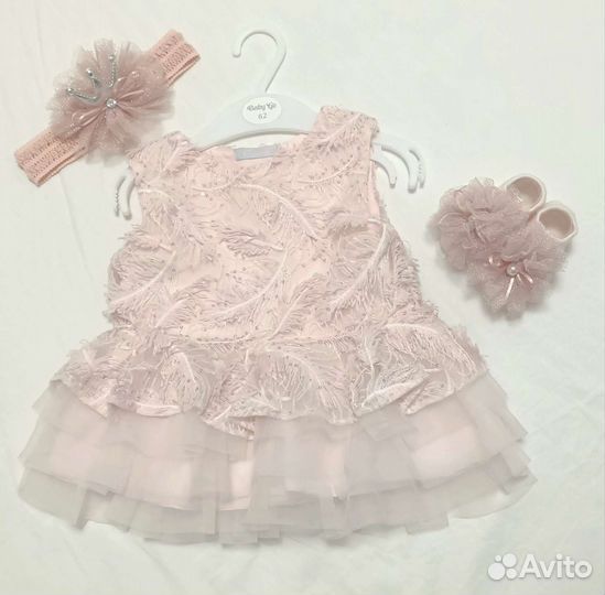 Платье для девочки 74 80 размер