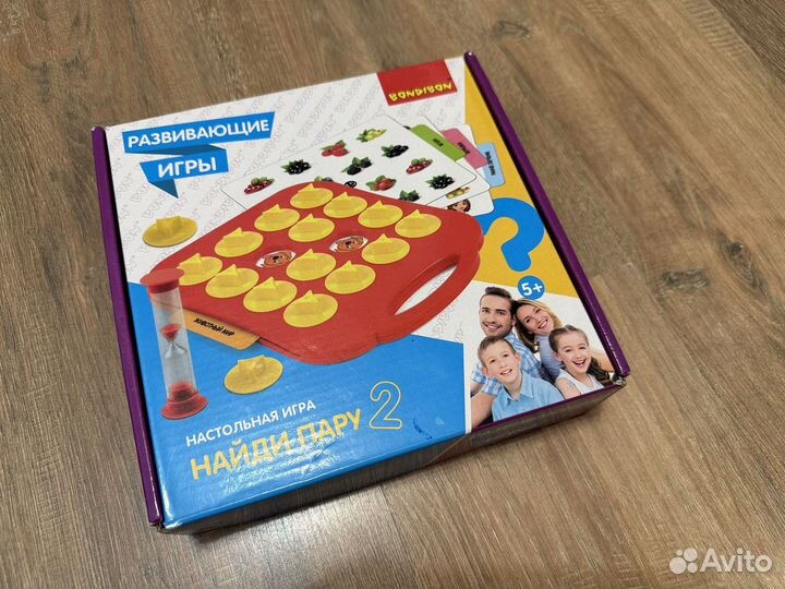 Bondibon Найди пару 2 развивающая игра