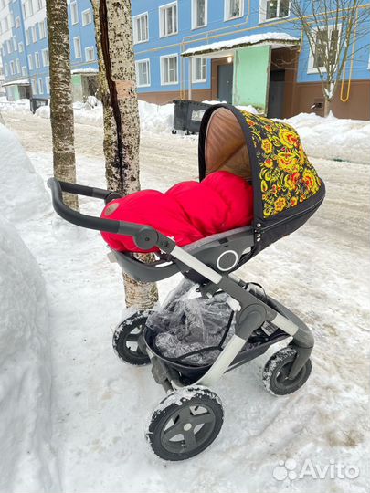 Коляска stokke trailz и зимний кит Симачёва