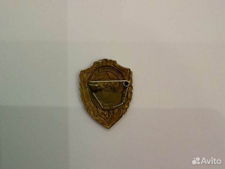 Значок отличник вмф, тяжёлый, 1957 год