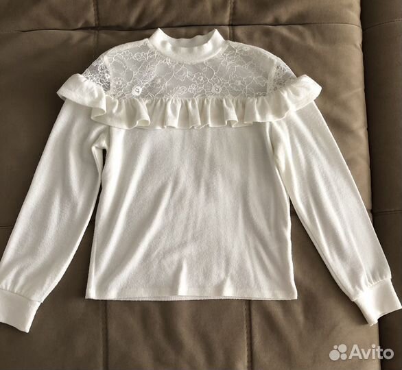 Школьные блузки для девочки р. 140-146