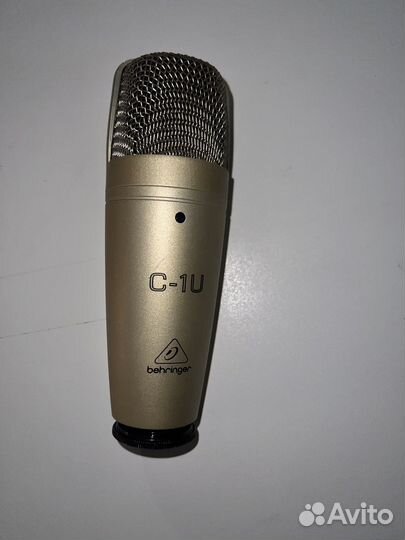 Behringer c1u+пантограф+pop-фильтр