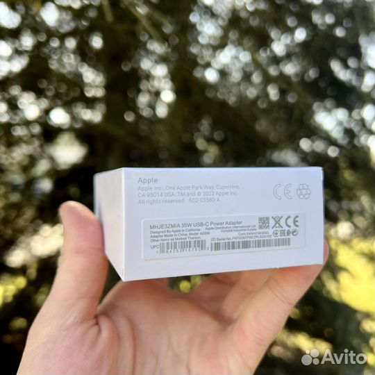 Адаптер Айфон/Айпад Dual USB-C Port 35W Adapter