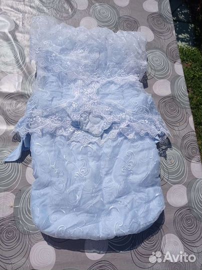 Конверт на выписку для мальчика осень