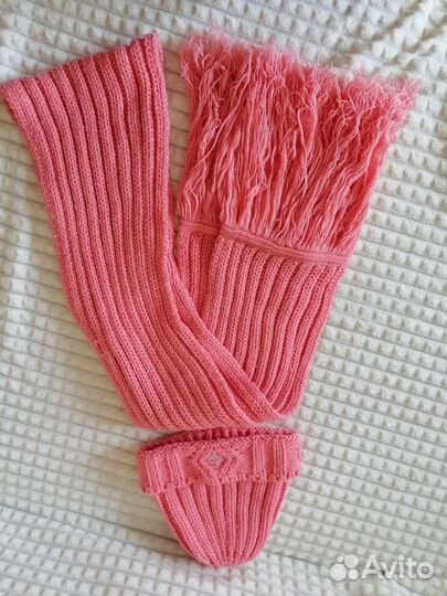 Комплект шапка и шарф женский