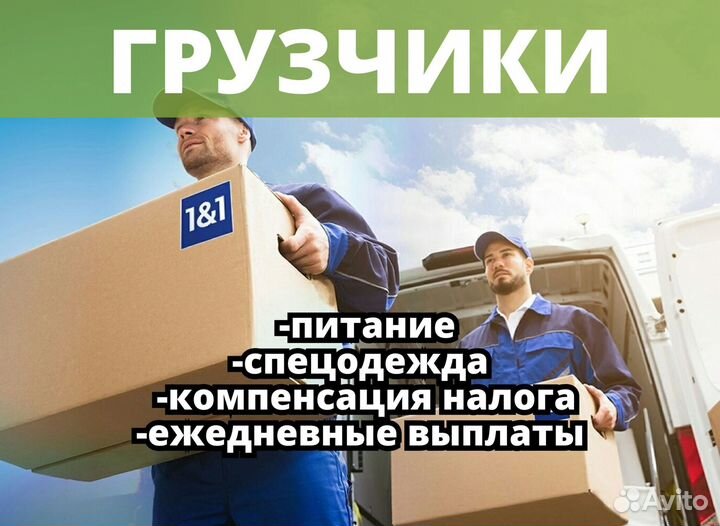 Работа Грузчик-Разнорабочий. Код:sw785