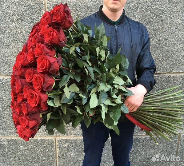 Большие розы букет роз