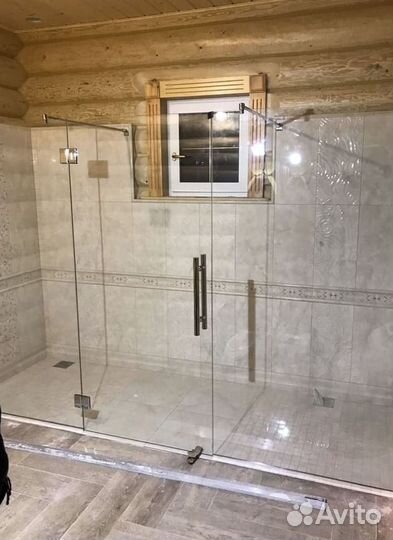 Душевая перегородка без поддона