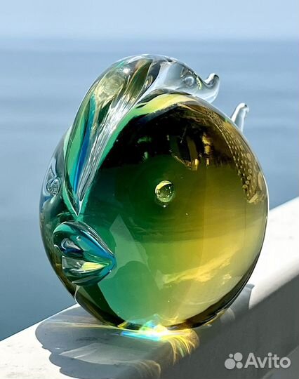 Муранское стекло Рыбка шар